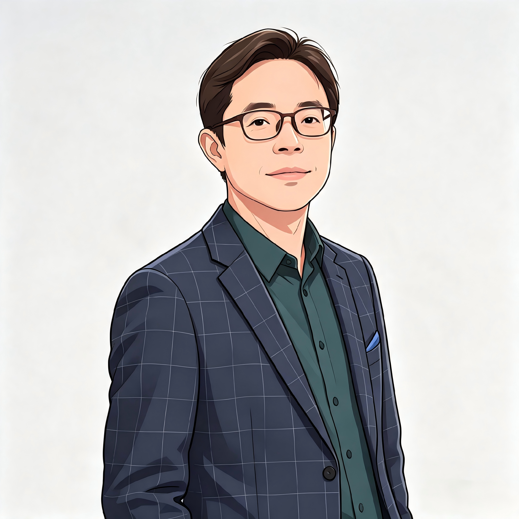 三十岁左右女性,穿职业套装,黑色背景,正面微笑,自信专业