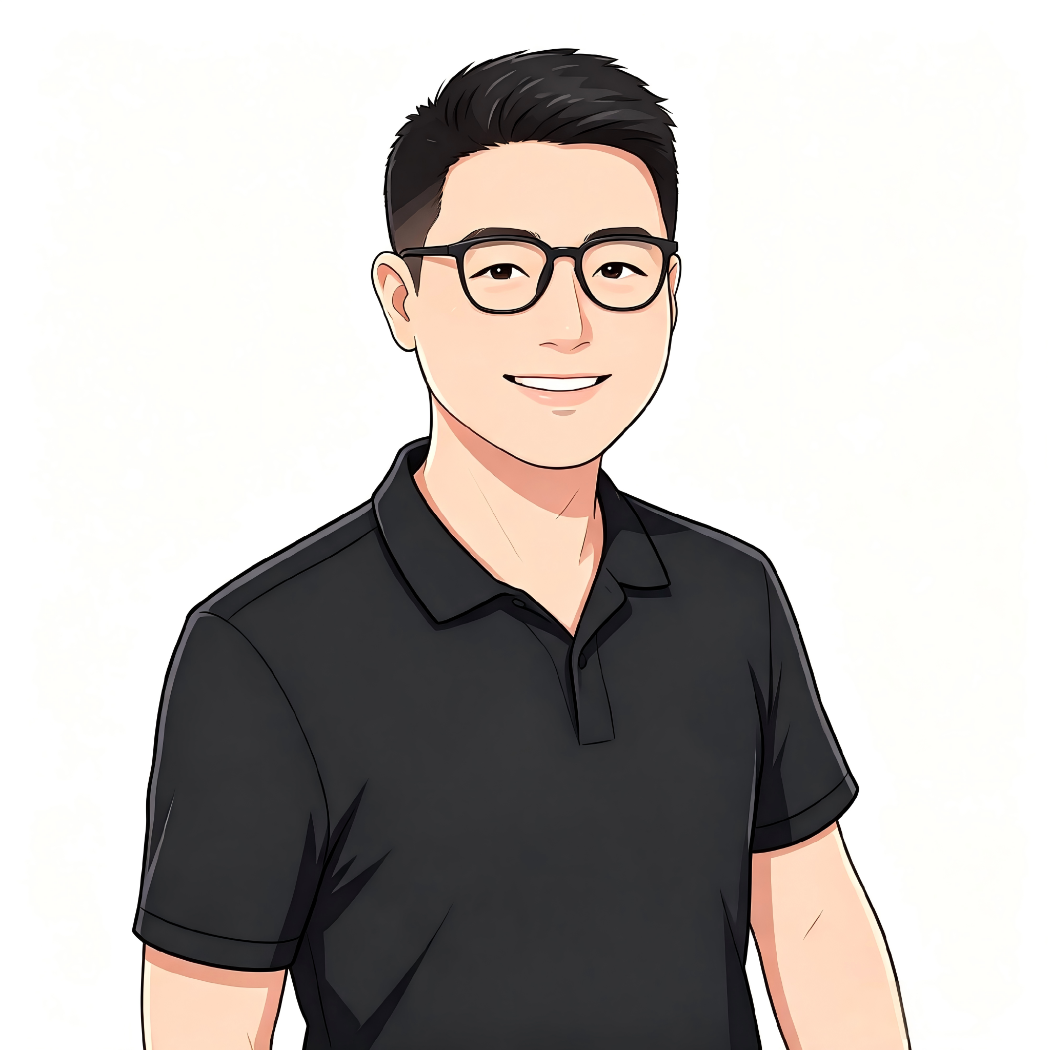 四十岁左右中年男性头像,穿白色衬衫,蓝色背景,正面微笑,专业形象